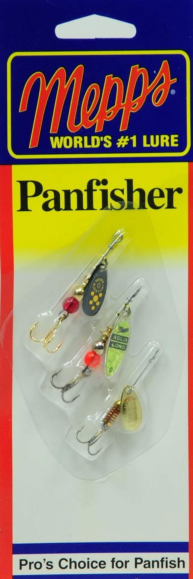 Mepps Panfisher Pak #00 & #0 Plain Spinners 3 Lure Panfish Pack - SAA