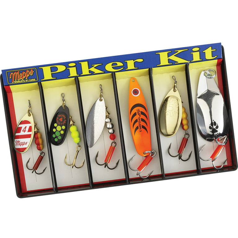Mepps Piker Kit - Plain Pike Spinner Lure Assortment