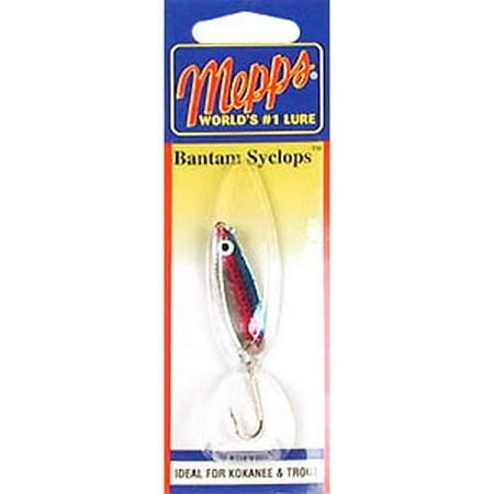Mepps Syclops Spoon Treble Hook Spoon, Hot Firetiger