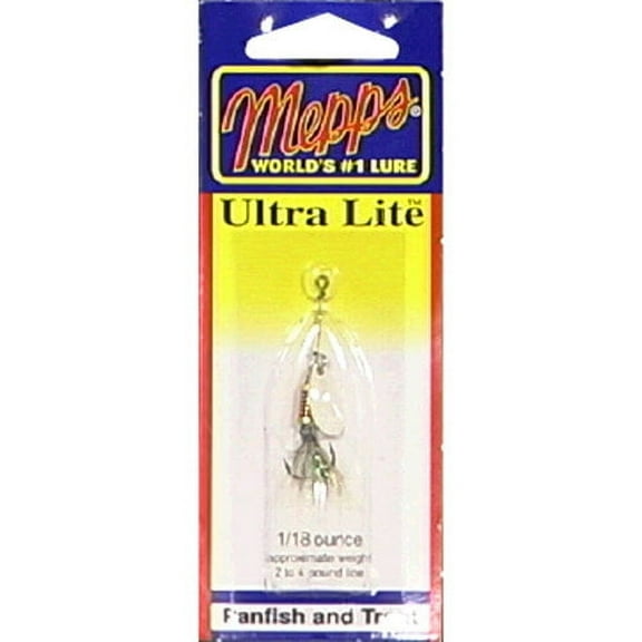 Mepps Ultra Lite Inline Spinner, Silver, 1/18 oz