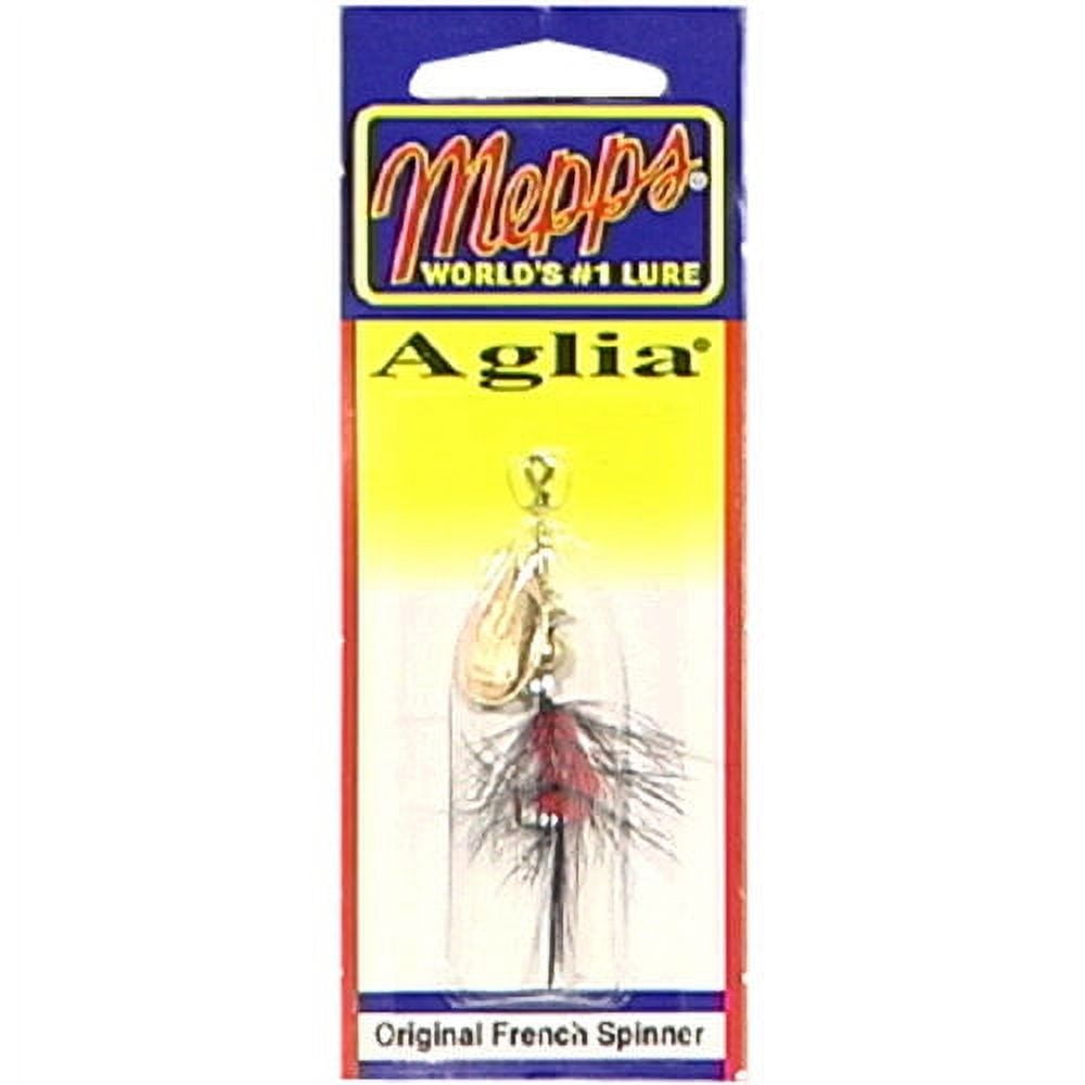 Mepps Wooly Worm Aglia Inline Spinner, Copper & Blaze Orange, 1/12 oz