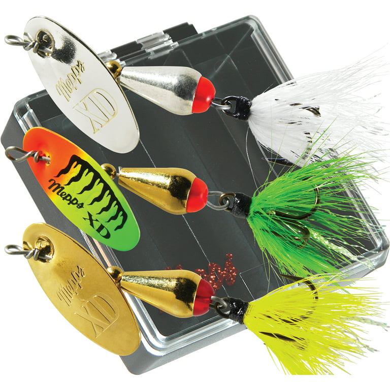 Mepps XD Bass Pocket Pac - Spinner Lures #3 Dressed