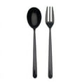 thumbnail image 1 of Mepra 108722110 Fork & Spoon Linea Oro Nero Serving Set, 1 of 2