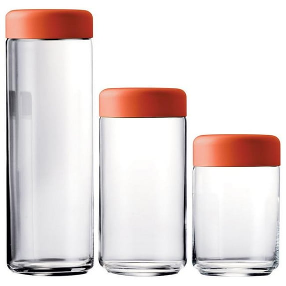 Mepra S.P.A. 291018R7 3 Piece Atmosfera Food Container - Urano - Materic Rust