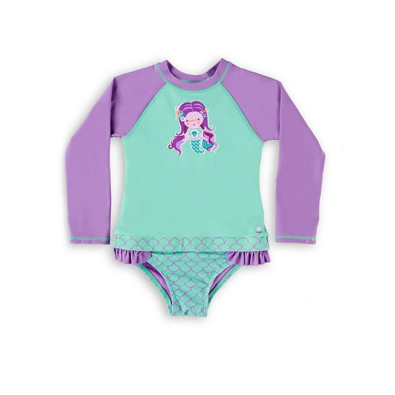 Mer Girl Baby and Toddler Magnetic One-Piece