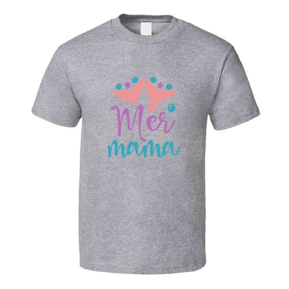 Mer Mama Tshirt Magical Mermaid Aquatic Themed Tee Enchanted T Shirt