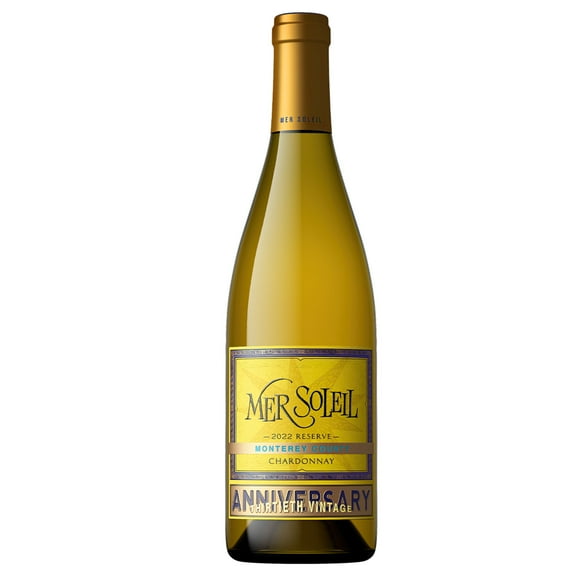 Mer Soleil Reserve Chardonnay California White Wine, 750 ml Bottle, 15% ABV