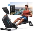 thumbnail image 1 of MERACH Magnetic Rowing Machines for Home, Quiet Row Machine with 51.2" Extended Rail, 16-Level Powerful Magnetic Rower and 350 LBS Weight Capacity, 1 of 10