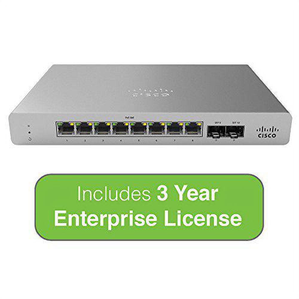 Meraki MS120-8-HW - Includes 3 Year Enterprise license