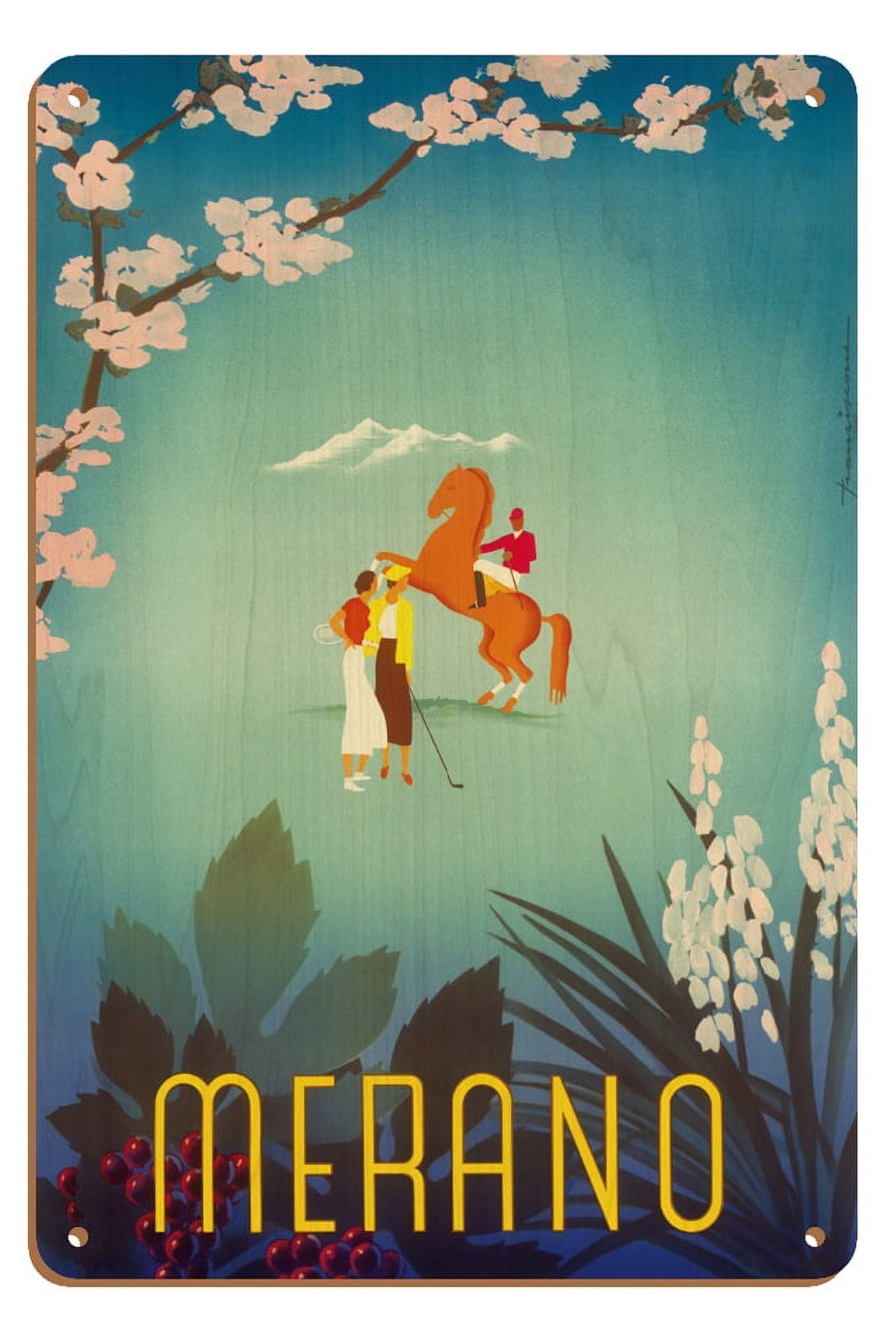 Merano Italy - City of Flowers - Tennis Golf & Riding in the Italian 