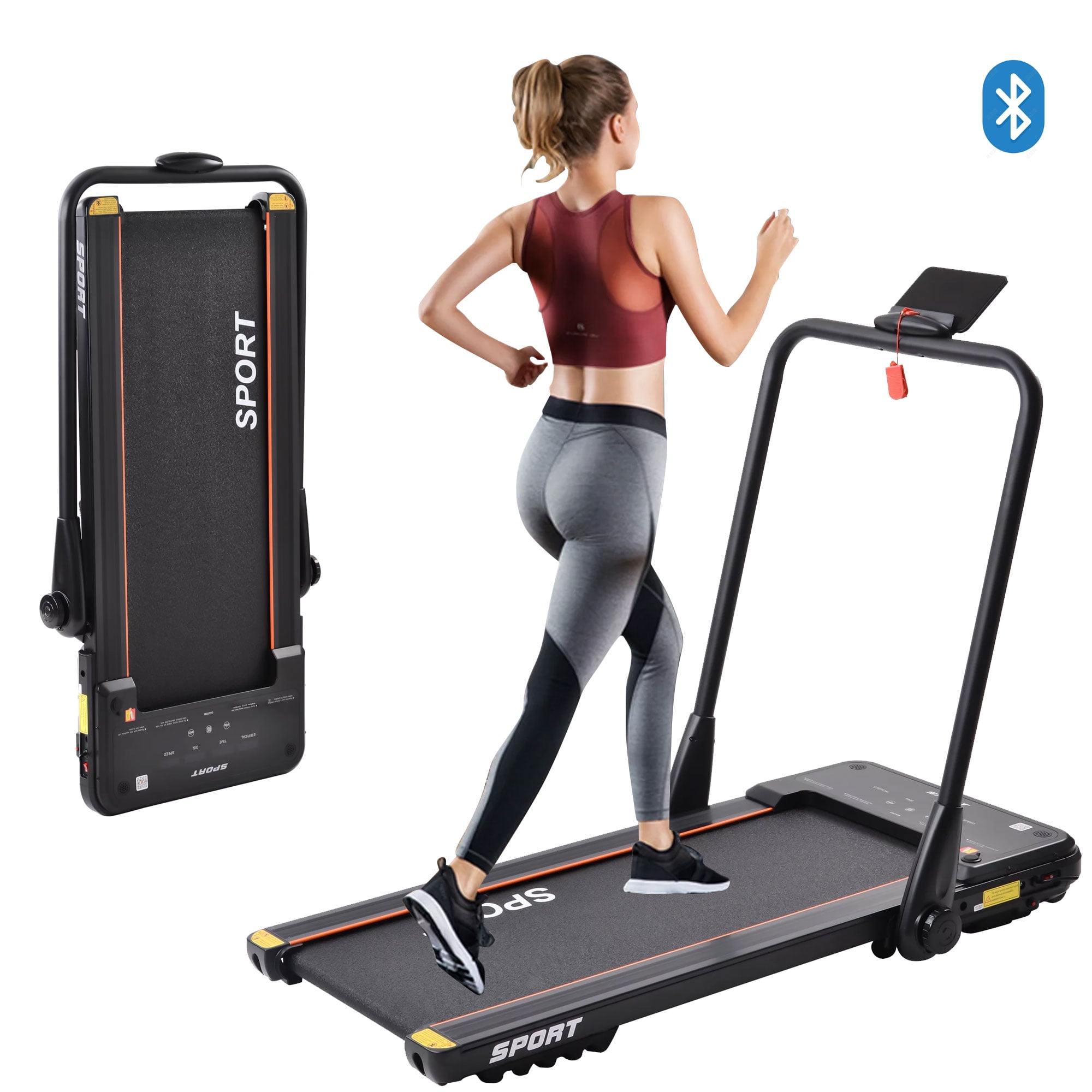 Costway 2.25hp Folding Electric Treadmill Motorized Power Running Machine :  Target