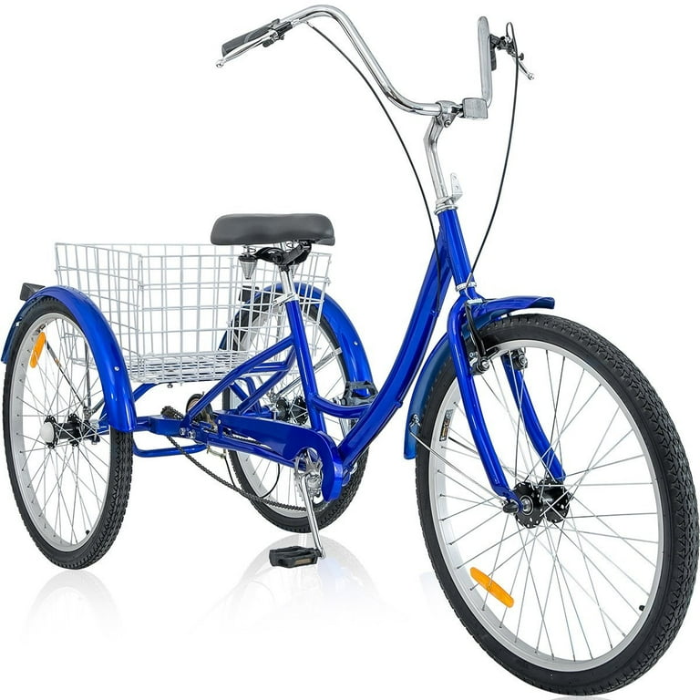 Merax 26 3 Wheel Bike Adult Tricycle Trike Cruise Bike Multiple Colors Walmart