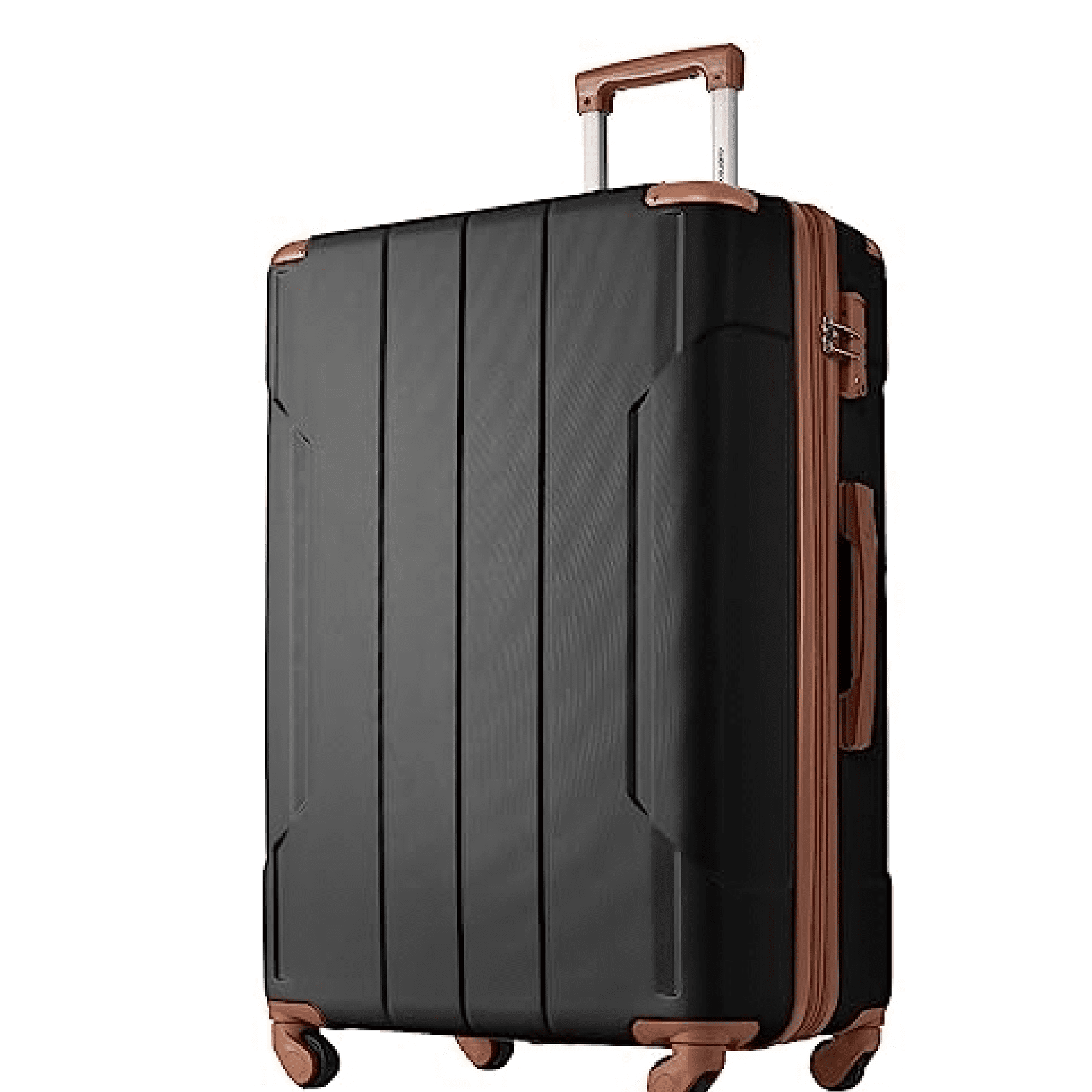 Merax 28 Inch Checked-Large Luggage with Wheels Aluminum Alloy