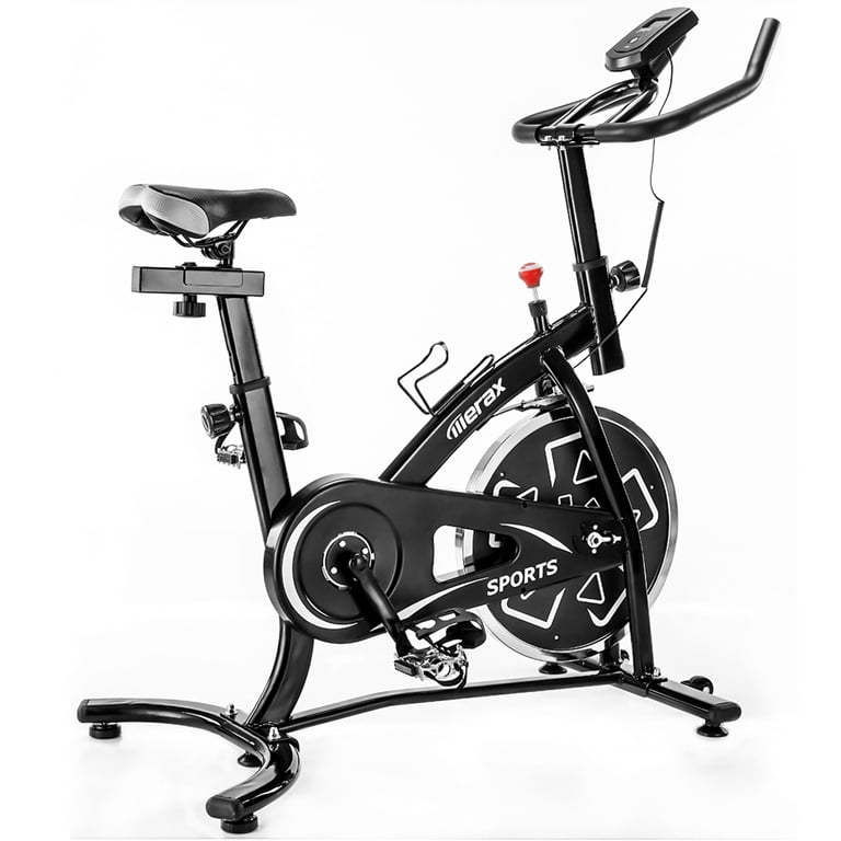 Merax Indoor Cycling Bike Exercise Bike with Multi Functional Digital LCD Monitor. Flywheel Multiple Colors Walmart