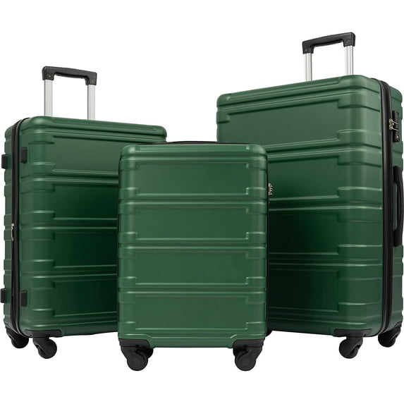 Merax Luggage Sets with TSA Locks, 3 Piece Lightweight Expandable Luggage with Reinforced Corner 20inch 24inch 28inch