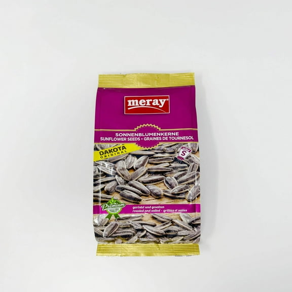 Meray Dakota Original Sunflower Seeds Roasted Salted 8.81 Oz (250 Gr)