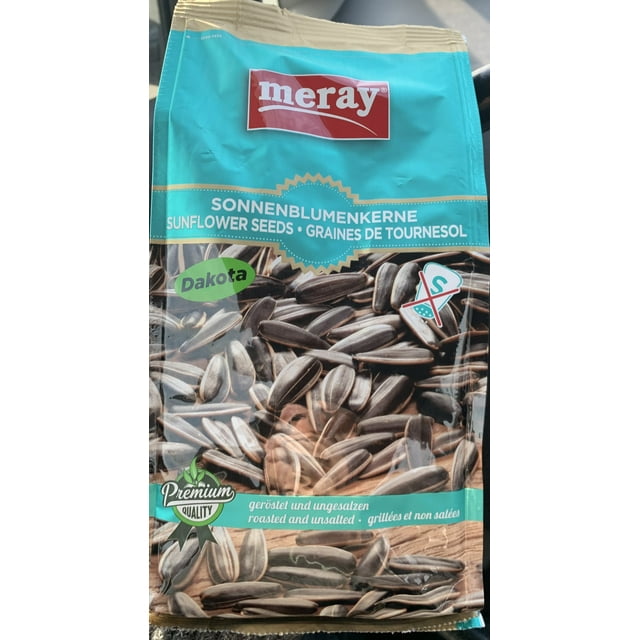 Meray Sunflower Seeds, Dakota, Roasted and unsalted