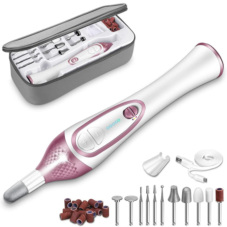 Merbary Professional Manicure & Pedicure Kit, Cordless Nail Drill