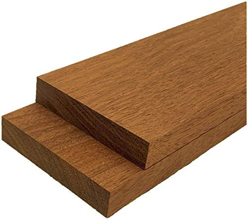 Merbau Lumber - 3/4" x 6" (2 Pcs) (3/4" x 6" x 24")