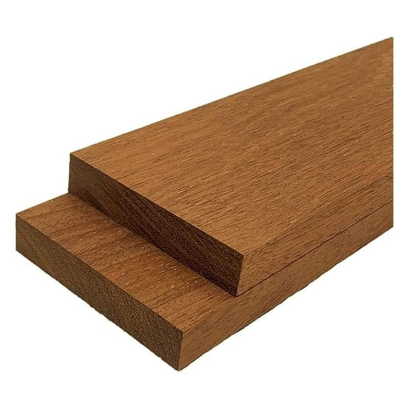 Merbau Lumber - 3/4" x 6" (2 Pieces) (3/4" x 6" x 12")