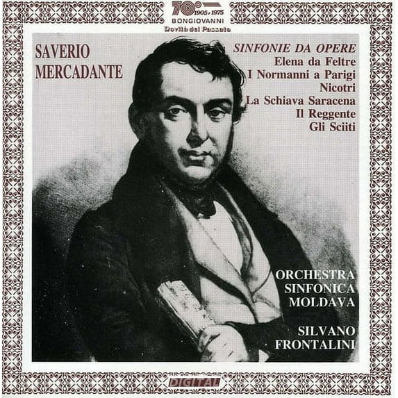 Mercadante / Frontalini,Silvano - Sinfonie Da Opere: Elena Da Feltre - Music & Performance - CD