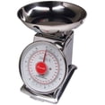 thumbnail image 1 of Escali DS115B Mercado Retro Classic Mechanical Dial Stainless Steel Scale, Removeable Bowl, Tare Functionality, 11lb Capacity, Stainless, 1 of 4