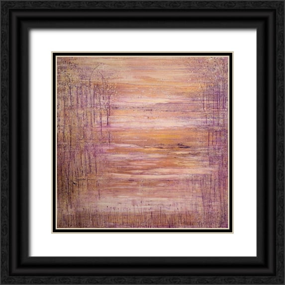 Mercado, M. 15x15 Black Ornate Wood Framed with Double Matting Museum Art Print Titled - Through the Years