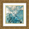 thumbnail image 1 of Mercado, M. 20x20 Gold Ornate Wood Framed with Double Matting Museum Art Print Titled - The Teal Sea, 1 of 4