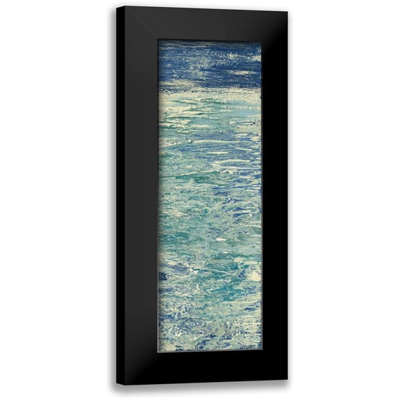 Mercado, M. 7x14 Black Modern Framed Museum Art Print Titled - The Lake Panel II