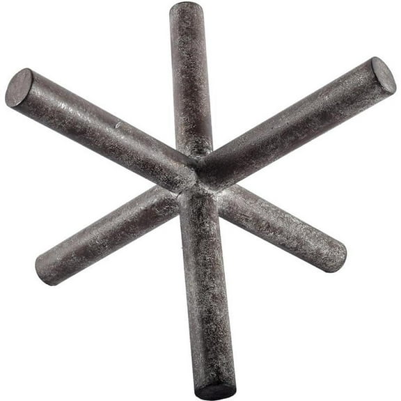 Mercana Astericks I Large Brown Metal Decor Object 67200