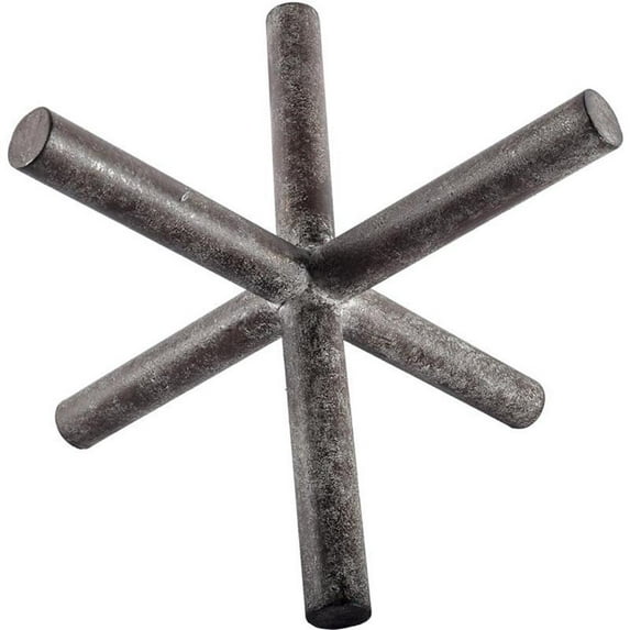 Mercana Astericks I Large Brown Metal Decor Object 67200