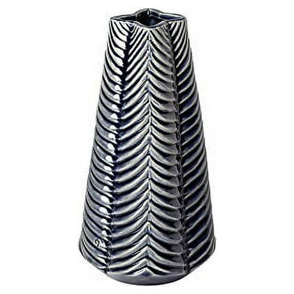 Mercana Bashir I Small Dark Navy Gloss Ceramic Vase