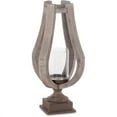 thumbnail image 1 of Mercana Brillion Small Rustic Wood/Metal  Brown Table Candle Holder, 1 of 10