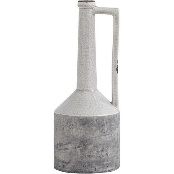 Mercana Burton V Large Two-Toned White Ceramic Jug