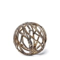 thumbnail image 1 of Mercana Cast Aluminum Decorative Tree Branch Orb In Rustic Gold 68413, 1 of 7