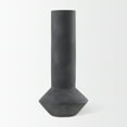 thumbnail image 1 of Mercana Esme 7.1L X 7.1W X 15.0H Dark Gray Ceramic Vase, 1 of 6