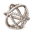 thumbnail image 1 of Mercana Espanlade II Decorative Metal Orb In Whitewash 68677, 1 of 5