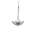 thumbnail image 1 of Mercana Furniture Rihanna I Small Black Metal Umbrella Candle Holder Lantern, 1 of 2