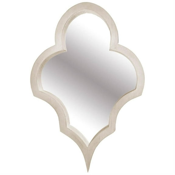 Mercana Geneva 23x34 White Wood Frame Mirror