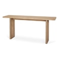 thumbnail image 1 of Mercana Grier 65" Light Brown Solid Wood w/ Cane Console Table, 1 of 6
