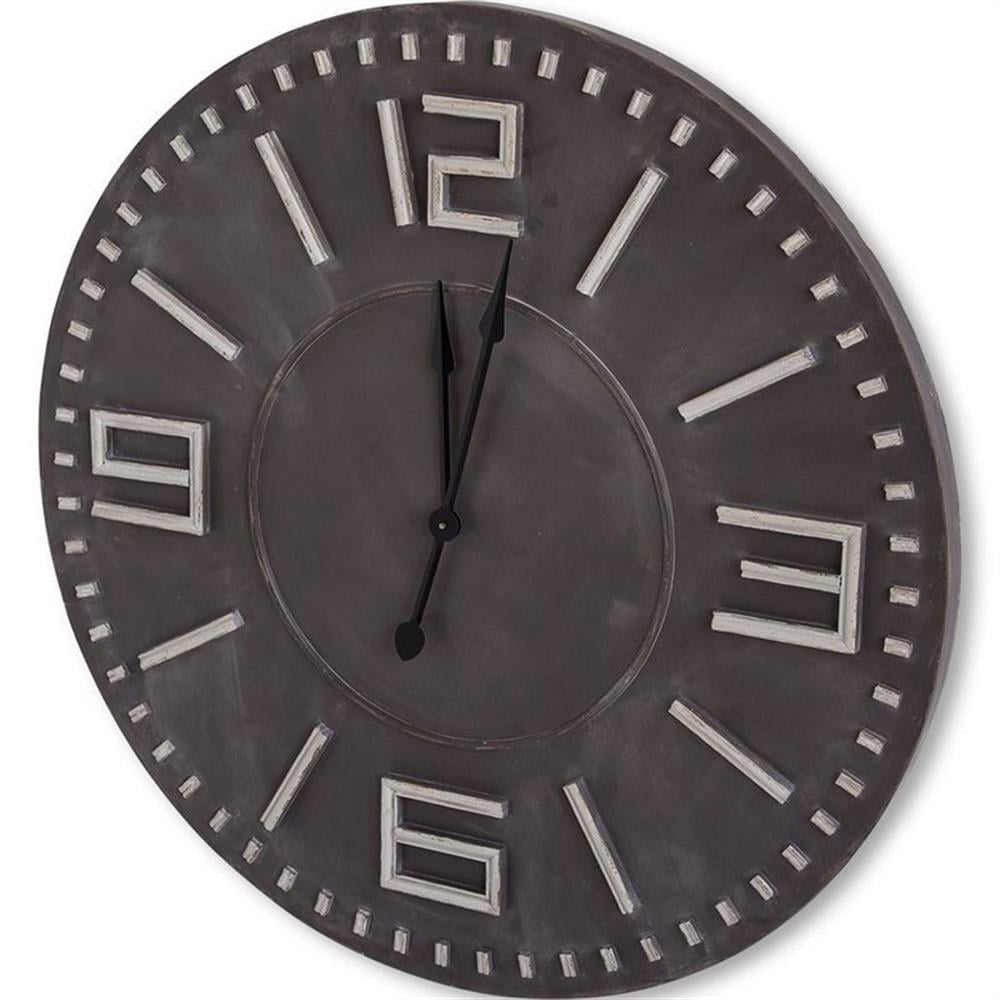 Outside Wall Clock Newby Mechanical Verdigris 12" Rustic - View #3