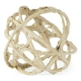 thumbnail image 1 of Mercana Kali 4.5L X 4.5W X 4.5H Small Beige Decorative Metal And Paper Object, 1 of 8