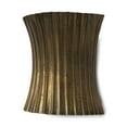 thumbnail image 1 of Mercana Letitia 10.5L X 5.5W X 11.0H Gold Hammered Metal Fan Wall Sconce, 1 of 7