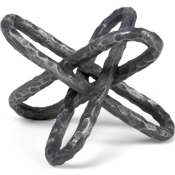 Mercana Metal Metal Decor With Satin Silver Finish 67818