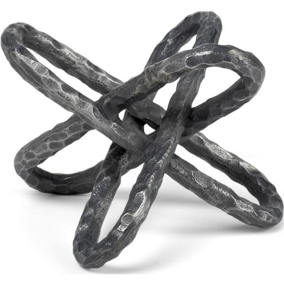 Mercana Metal Metal Decor With Satin Silver Finish 67818