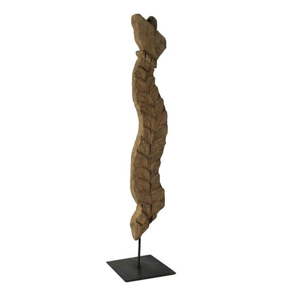 Mercana Negundo III 6L x 7W Brown Wooden Decor Object