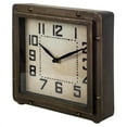 thumbnail image 1 of Mercana Redding Bronze Toned Metal Square Table Clock, 1 of 5