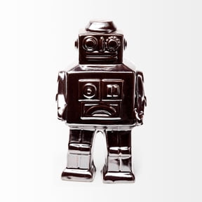 Mercana Robby Silver Polished Robot 68621