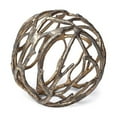 thumbnail image 1 of Mercana Sphaira Noir II Cast Aluminum Decorative Tree Branch Orb 68414, 1 of 5