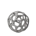 thumbnail image 1 of Mercana Spiro Hollow Decorative Orb In Rustic White 68932, 1 of 4
